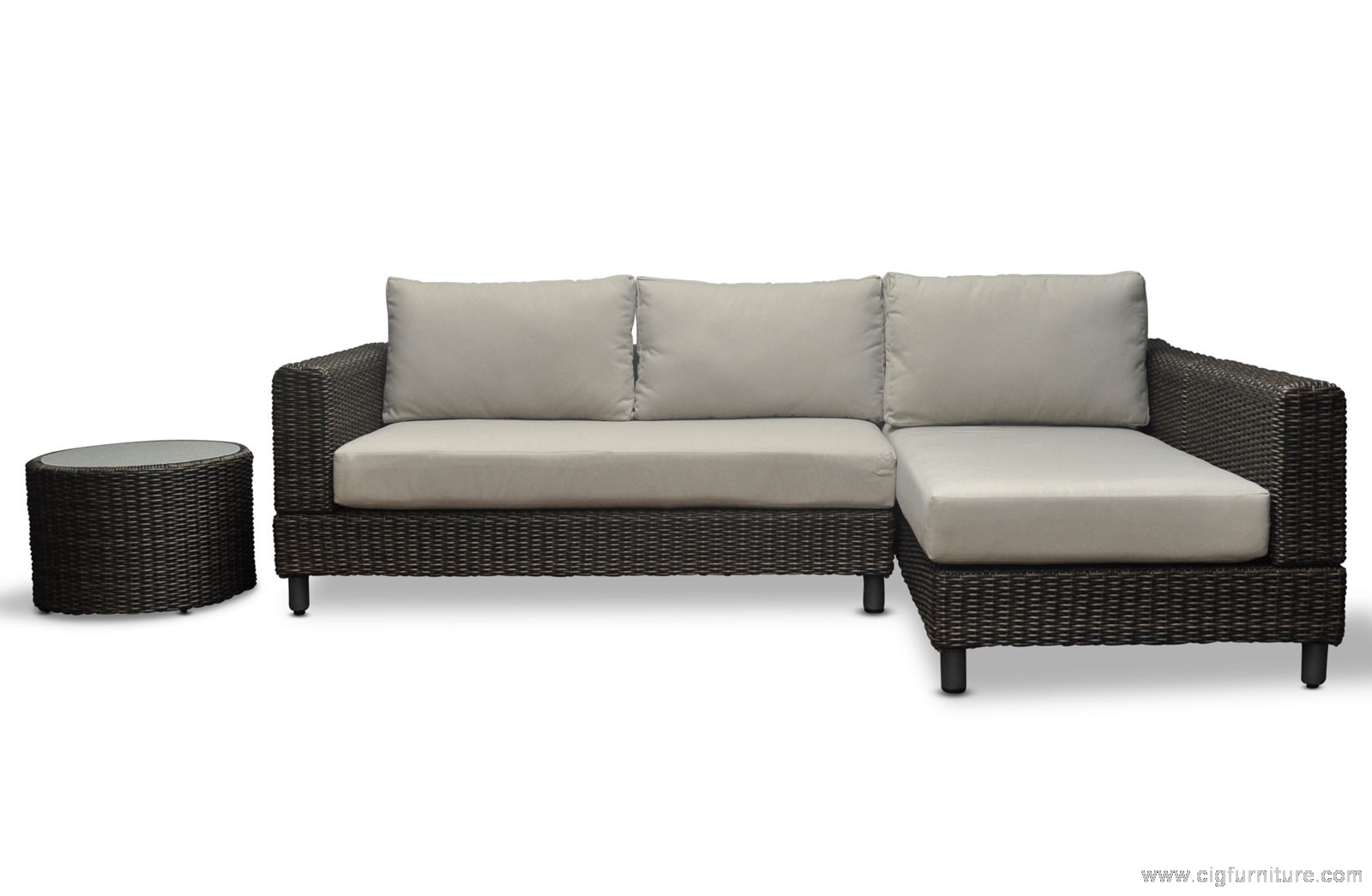 Wicker Outdoor Modular Corner Sofa Chaise Patio Lounge Rattan Furniture