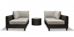 Wicker Outdoor Modular Corner Sofa Chaise Patio Lounge Rattan Furniture Setting
