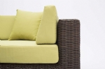 NEW Outdoor High Quality Corner Chunky Rattan Wicker Sofa Lounge Set