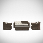 NEW Outdoor 4 Piece Quality Rattan Wicker Sofa Lounge Set