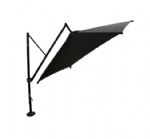 Umbrella 4 metre Large Outdoor Cantilever Santa Fe Black /black